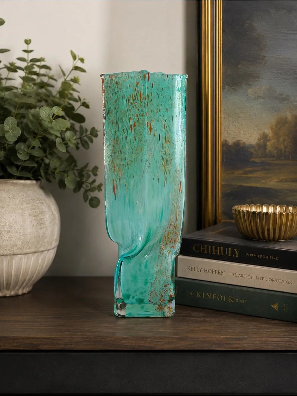 Bohemian Czech Art Glass Vase – Made in Czech Republic